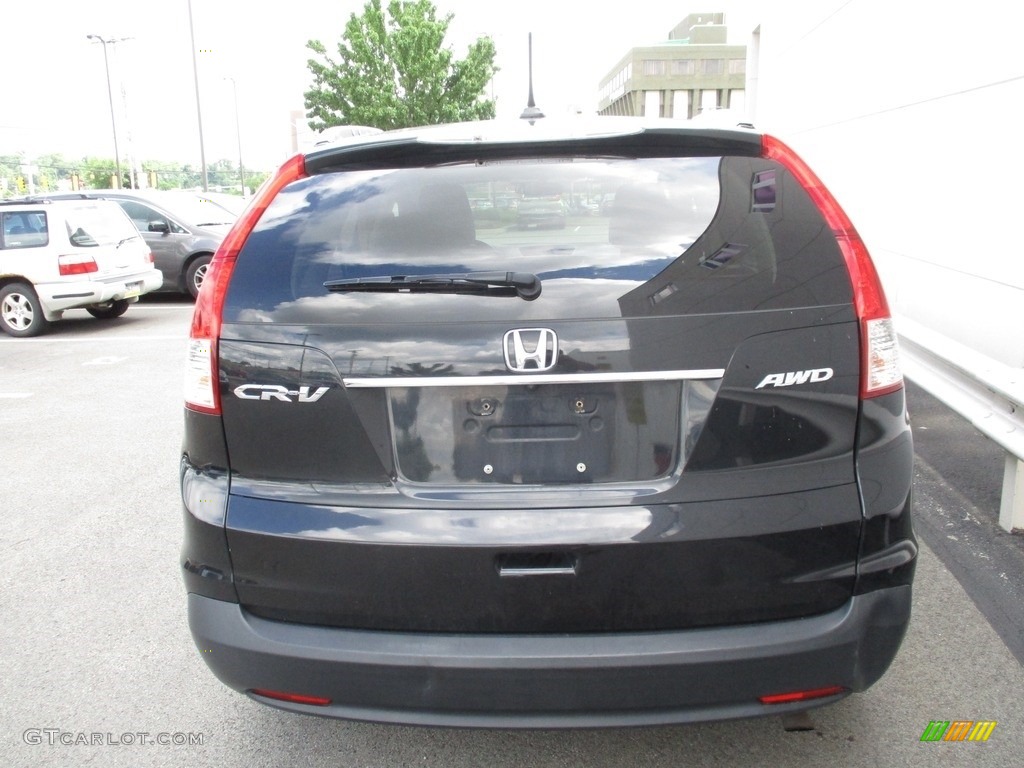 2012 CR-V EX-L 4WD - Crystal Black Pearl / Black photo #4