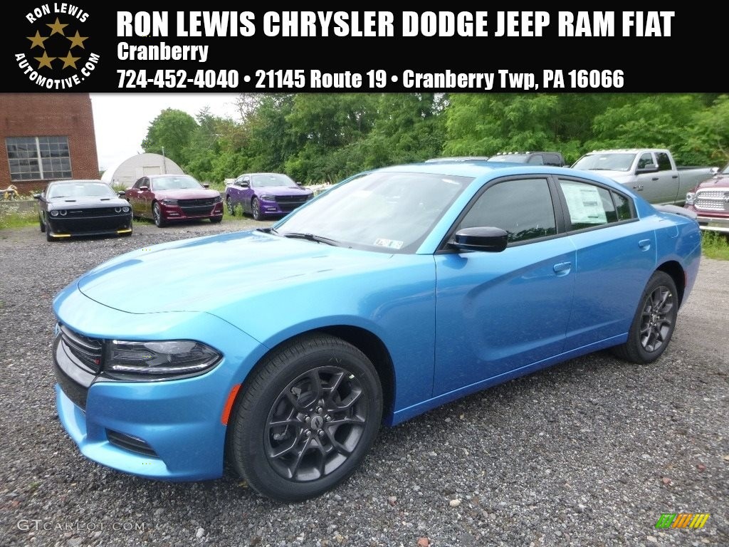 2018 Charger GT AWD - B5 Blue Pearl / Black photo #1