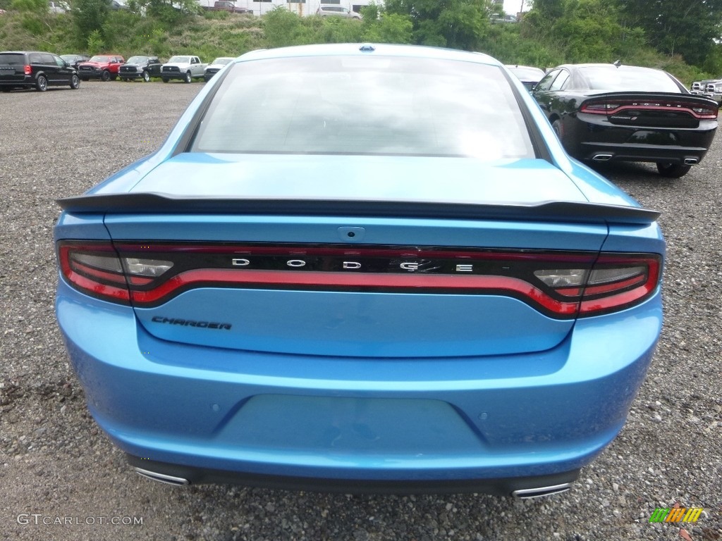 2018 Charger GT AWD - B5 Blue Pearl / Black photo #4