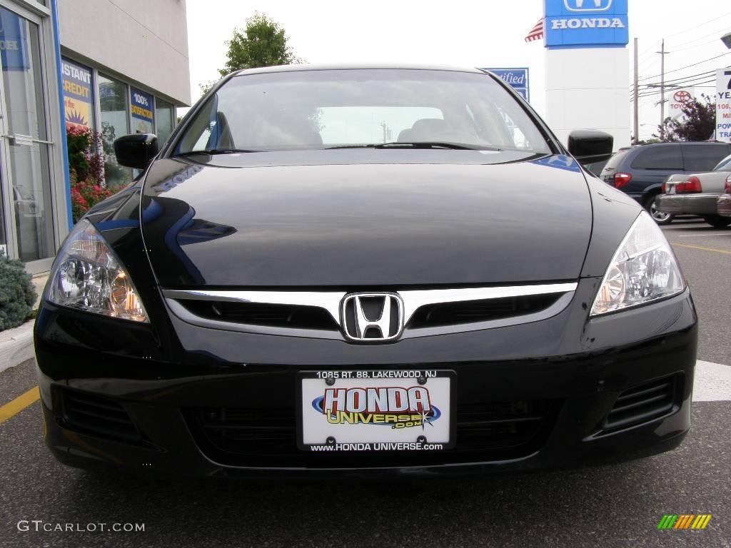 2006 Accord EX-L V6 Sedan - Nighthawk Black Pearl / Ivory photo #2