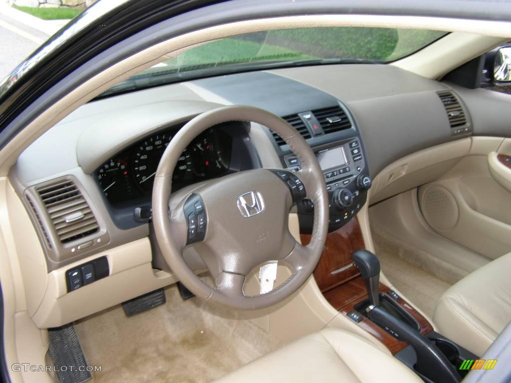 2006 Accord EX-L V6 Sedan - Nighthawk Black Pearl / Ivory photo #7