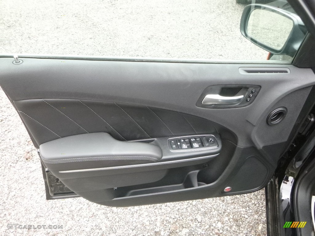 2018 Dodge Charger GT AWD Black Door Panel Photo #127840820