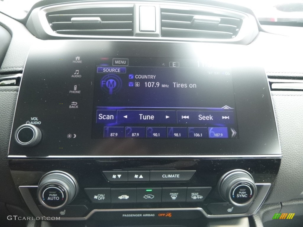 2018 CR-V EX AWD - White Diamond Pearl / Black photo #14