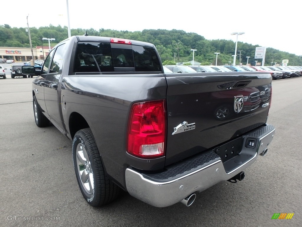 2018 1500 Big Horn Crew Cab 4x4 - Granite Crystal Metallic / Black/Diesel Gray photo #3