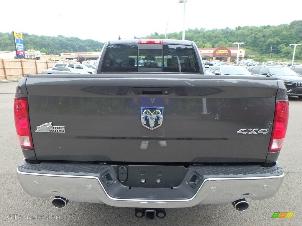 2018 1500 Big Horn Crew Cab 4x4 - Granite Crystal Metallic / Black/Diesel Gray photo #4