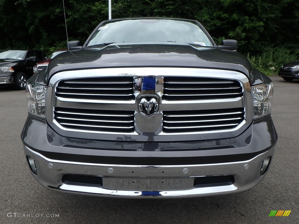 2018 1500 Big Horn Crew Cab 4x4 - Granite Crystal Metallic / Black/Diesel Gray photo #8