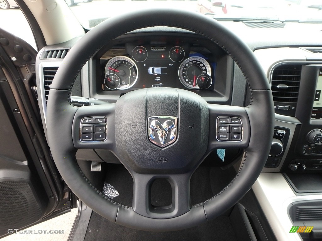 2018 1500 Big Horn Crew Cab 4x4 - Granite Crystal Metallic / Black/Diesel Gray photo #19