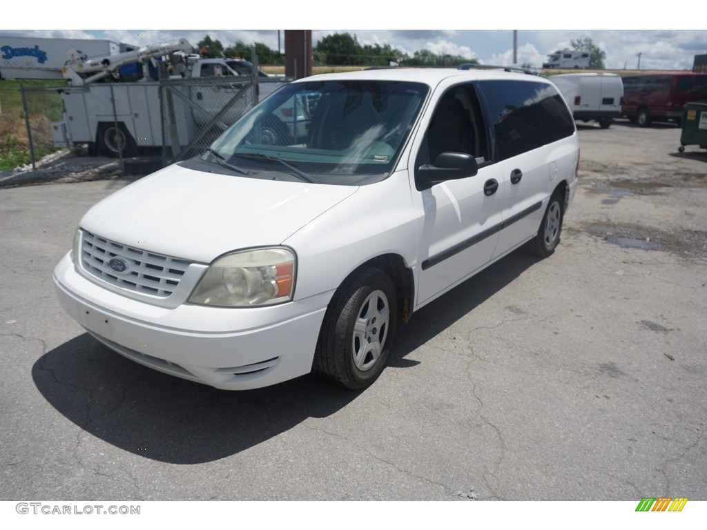 2005 Freestar SE - Vibrant White / Flint Grey photo #2