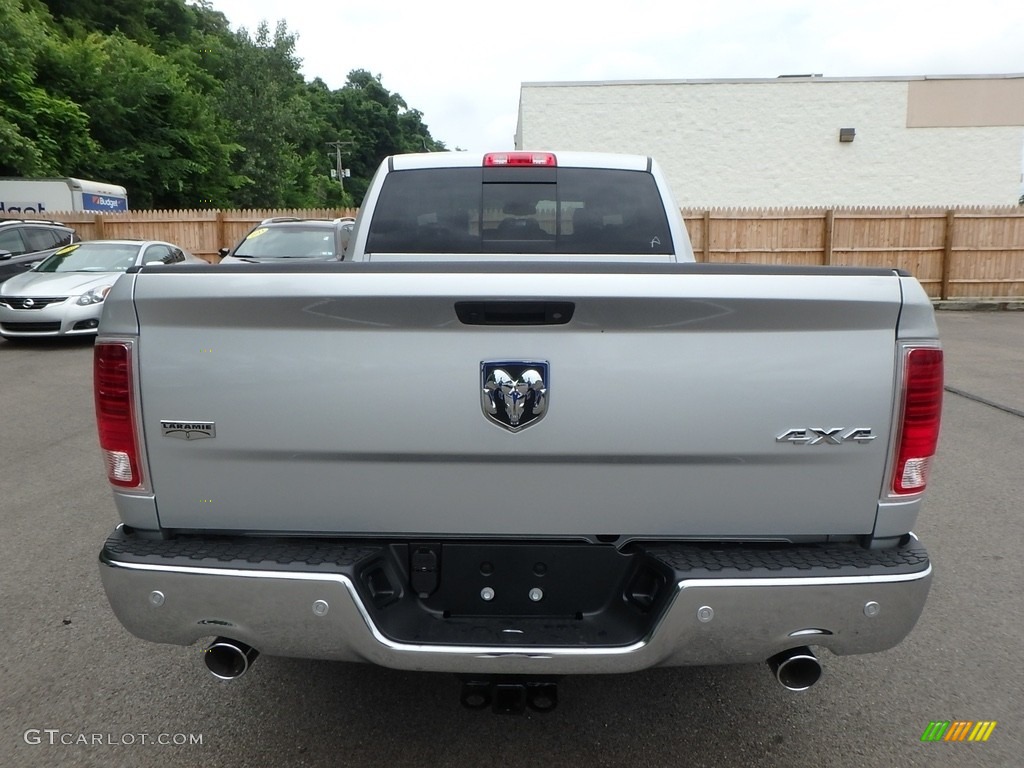 2018 1500 Laramie Crew Cab 4x4 - Bright Silver Metallic / Black photo #4