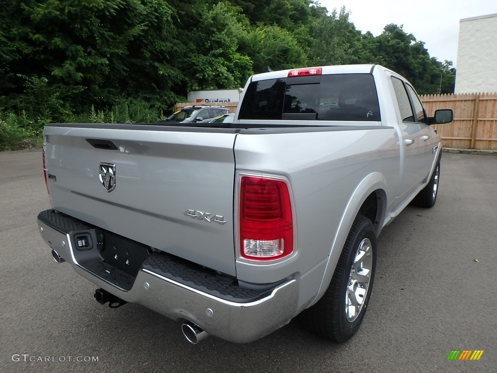 2018 1500 Laramie Crew Cab 4x4 - Bright Silver Metallic / Black photo #5