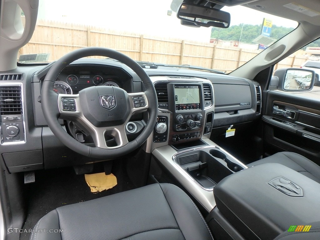 2018 1500 Laramie Crew Cab 4x4 - Bright Silver Metallic / Black photo #12