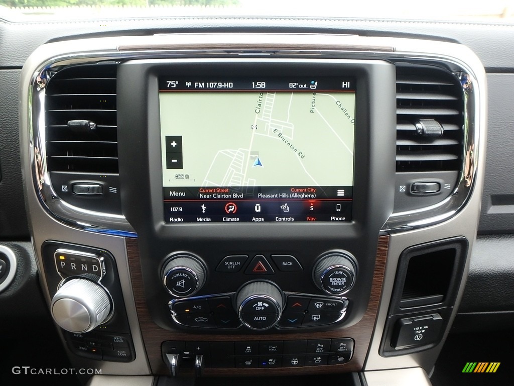 2018 1500 Laramie Crew Cab 4x4 - Bright Silver Metallic / Black photo #16