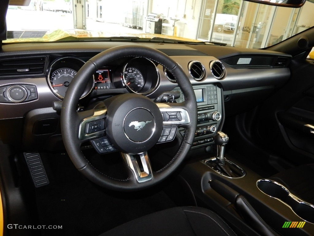 2017 Mustang GT Coupe - Triple Yellow / Ebony photo #8