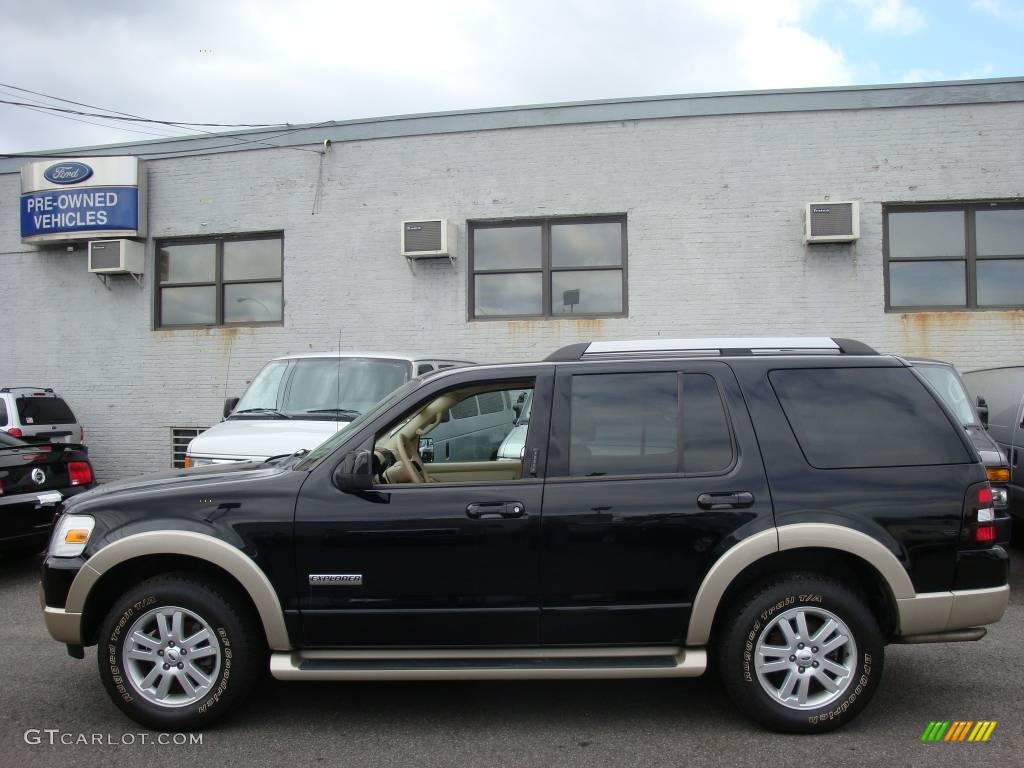 2006 Explorer Eddie Bauer 4x4 - Black / Camel photo #8