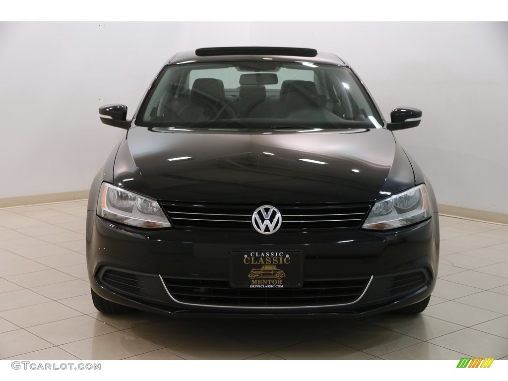 2013 Jetta TDI Sedan - Black Uni / Titan Black photo #2