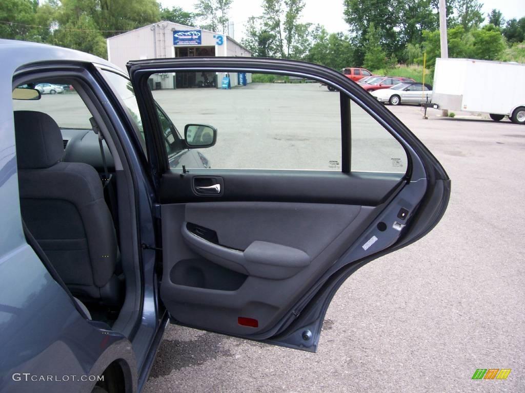 2007 Accord SE Sedan - Cool Blue Metallic / Gray photo #19