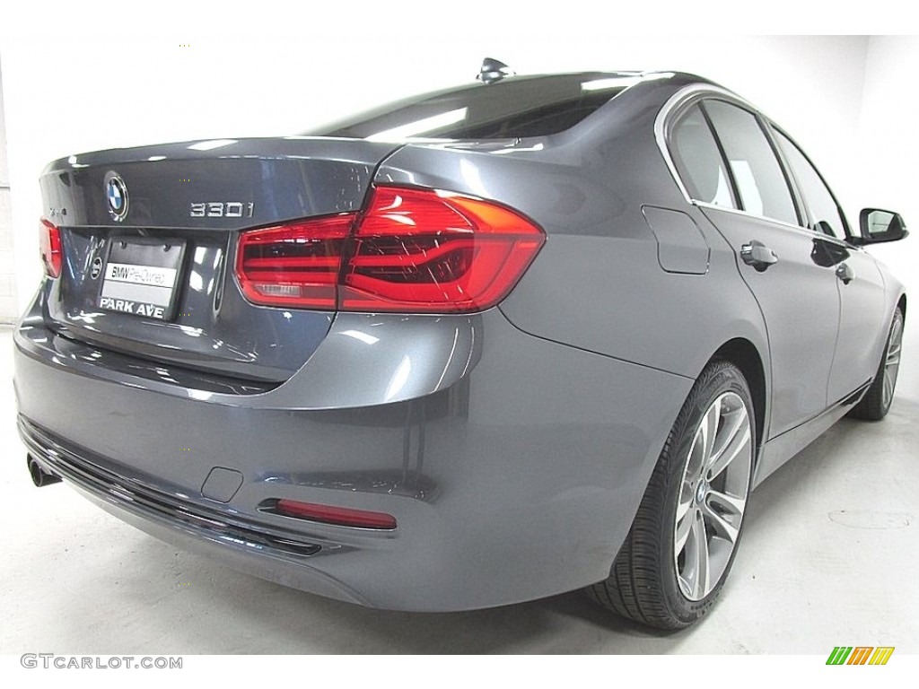 2018 3 Series 330i xDrive Sedan - Mineral Grey Metallic / Black photo #5