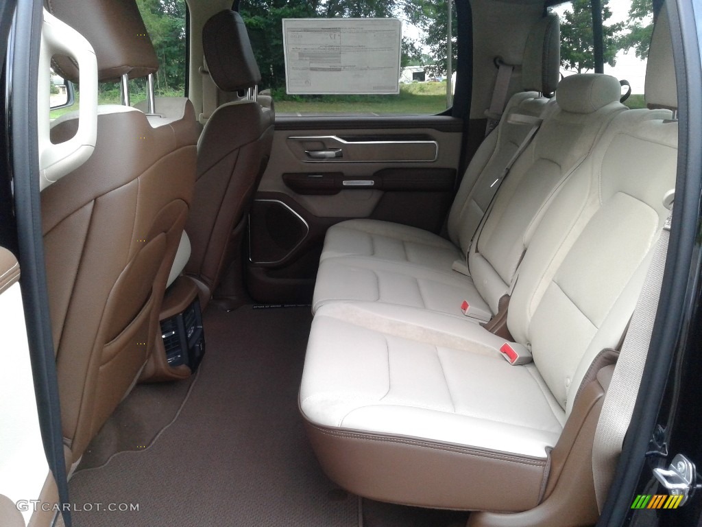 2019 1500 Laramie Crew Cab 4x4 - Black Forest Green Pearl / Mountain Brown/Light Frost Beige photo #11