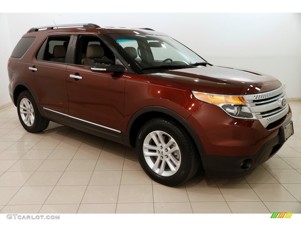 2015 Explorer XLT - Bronze Fire / Medium Light Stone photo #1