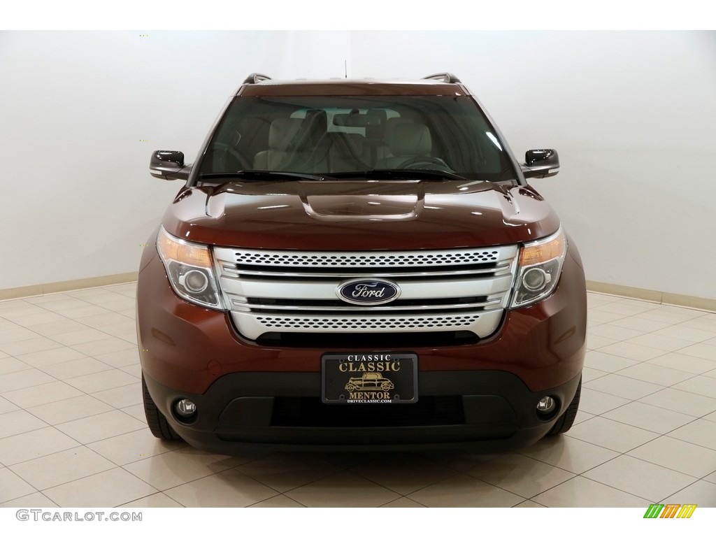 2015 Explorer XLT - Bronze Fire / Medium Light Stone photo #2