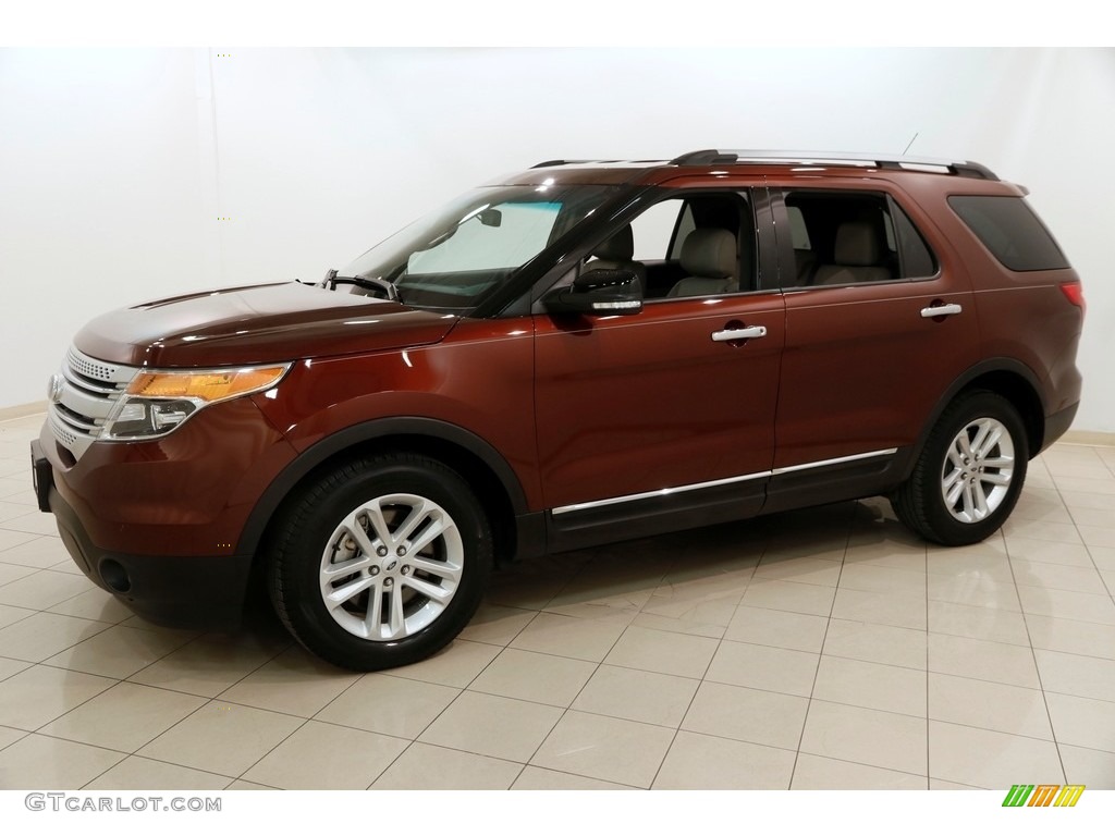 2015 Explorer XLT - Bronze Fire / Medium Light Stone photo #3