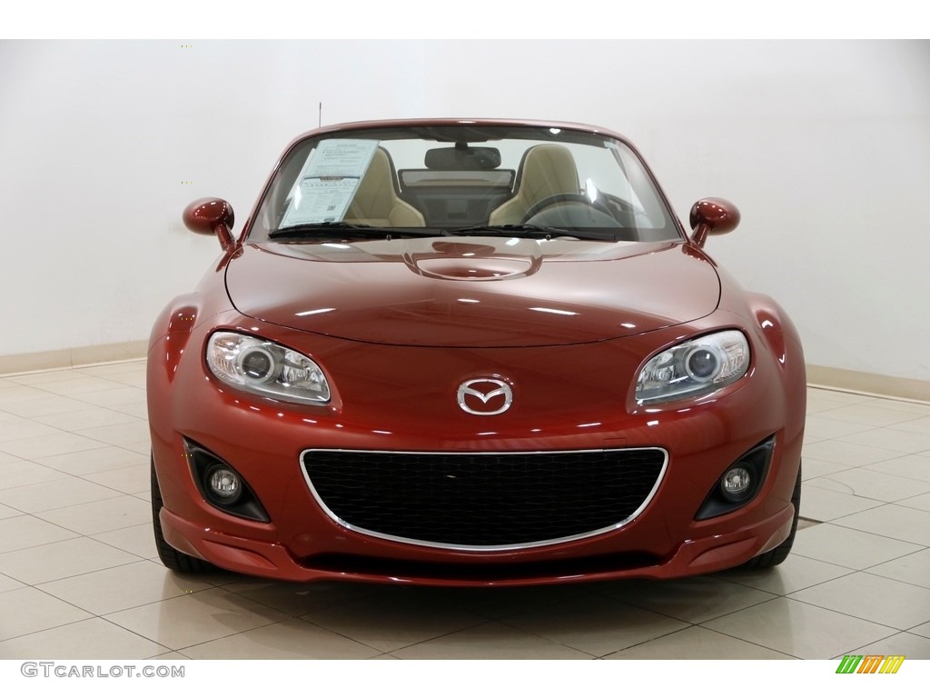 2010 MX-5 Miata Grand Touring Roadster - Copper Red Mica / Dune Beige photo #3