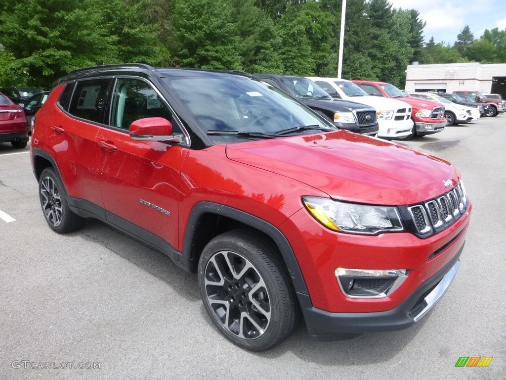 Redline Pearl 2018 Jeep Compass Limited 4x4 Exterior Photo #127859985