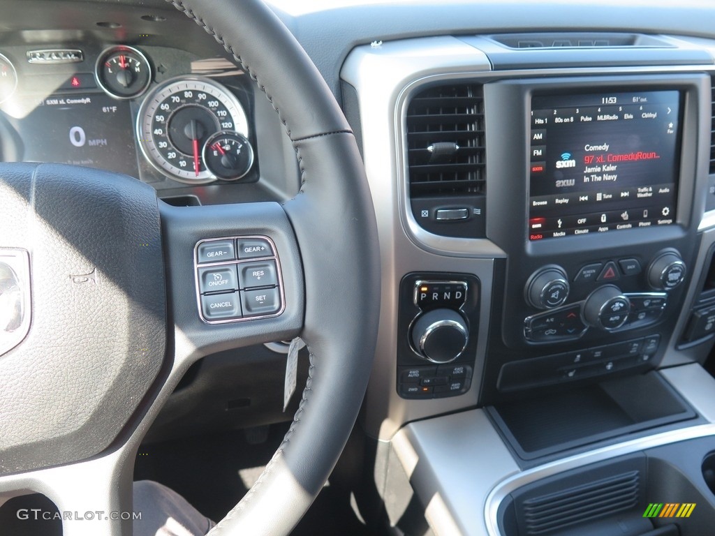 2018 1500 Big Horn Crew Cab 4x4 - Brilliant Black Crystal Pearl / Black/Diesel Gray photo #16