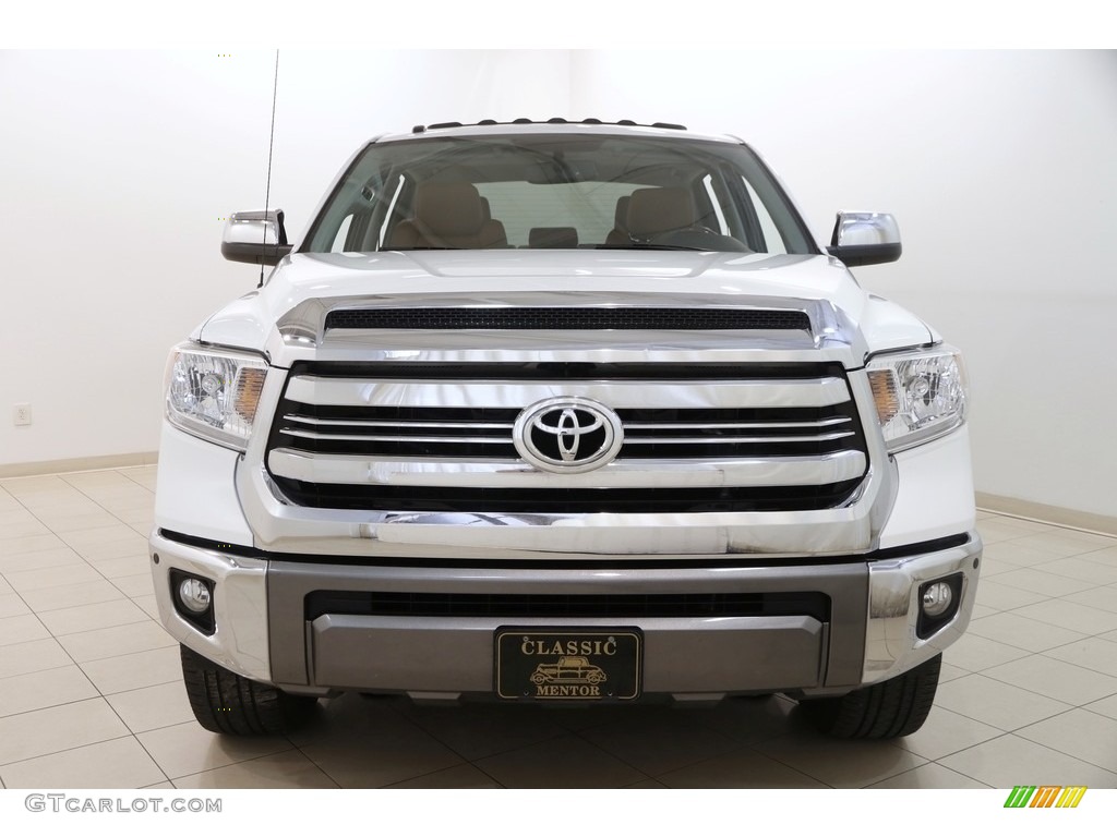 2017 Tundra 1794 CrewMax 4x4 - Super White / 1794 Edition Black/Brown photo #2