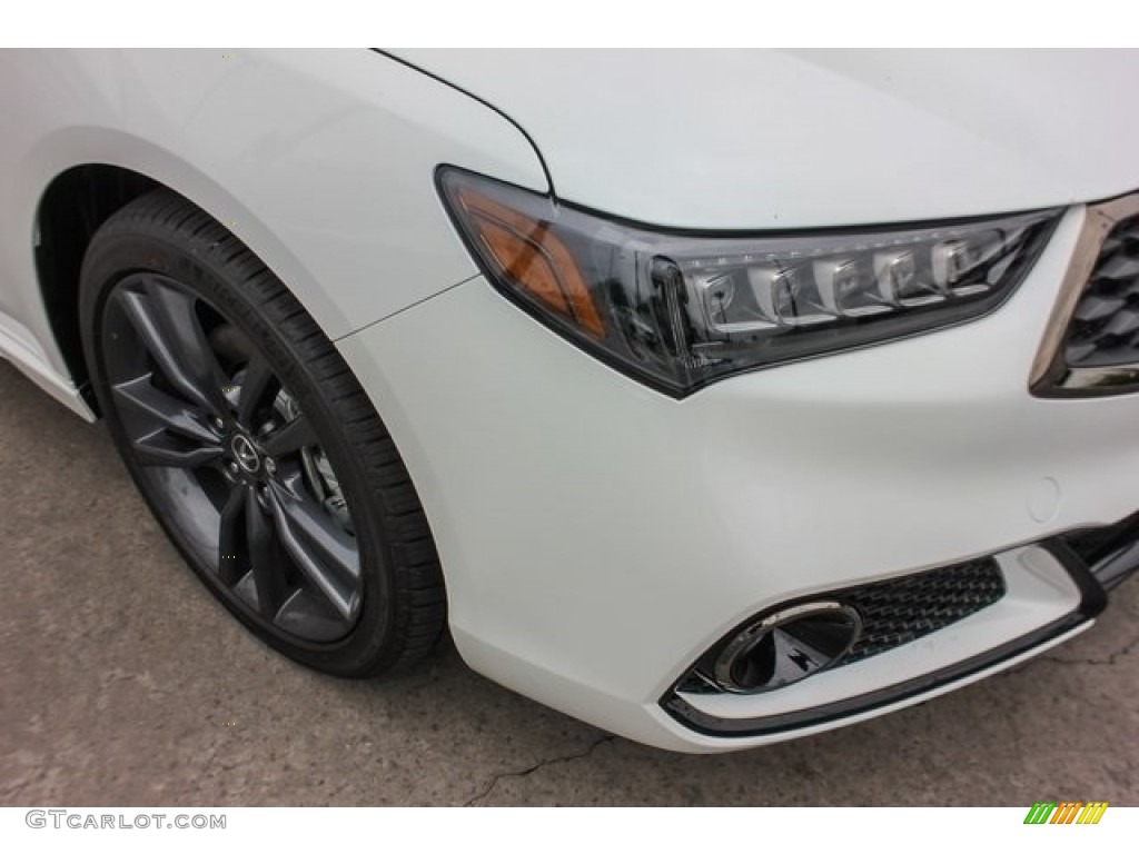 2019 TLX V6 SH-AWD A-Spec Sedan - Platinum White Pearl / Red photo #10