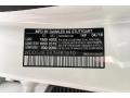 149: Polar White 2018 Mercedes-Benz CLA 250 Coupe Color Code