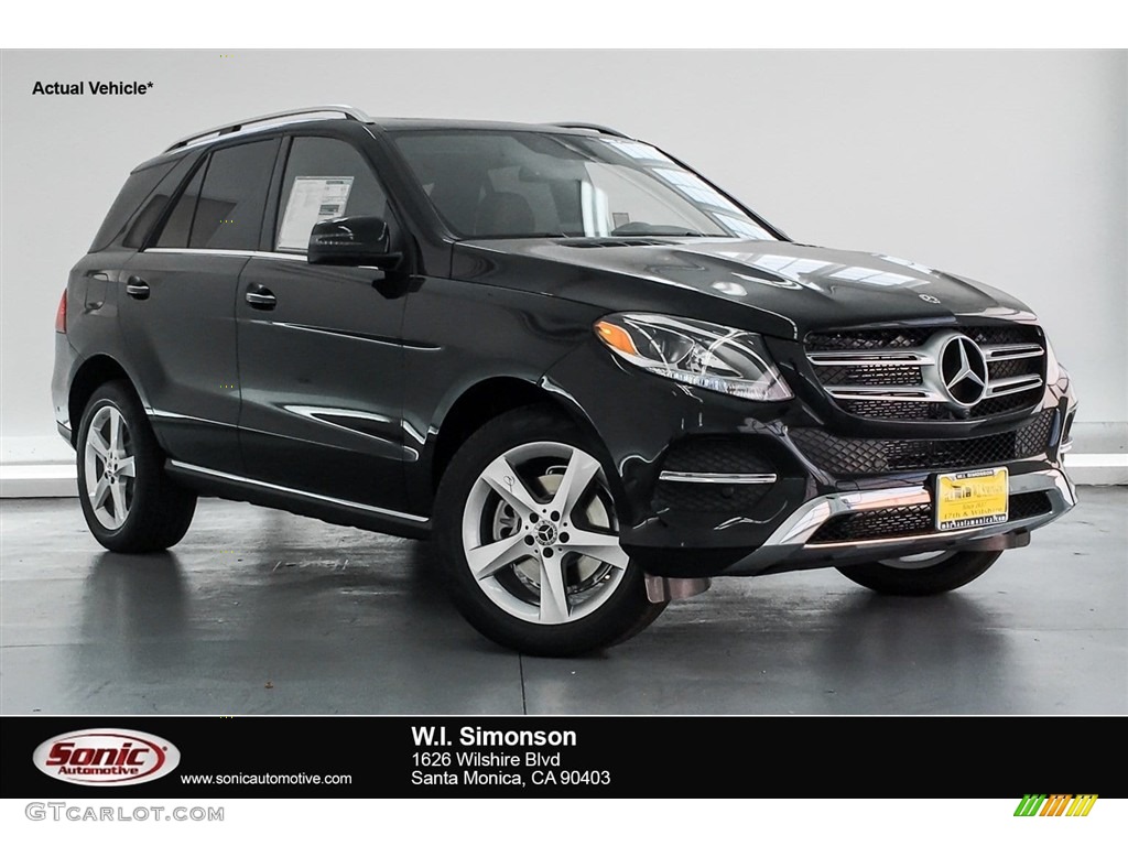 2018 GLE 350 4Matic - Black / Black photo #1