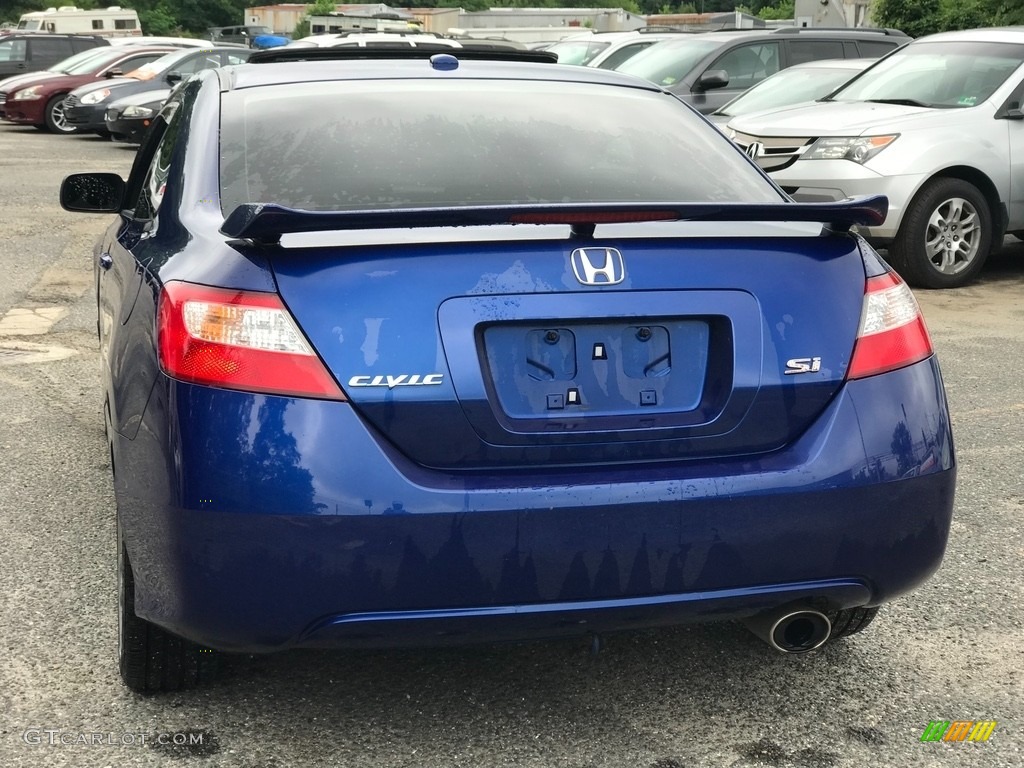 2008 Civic Si Coupe - Fiji Blue Pearl / Black photo #5