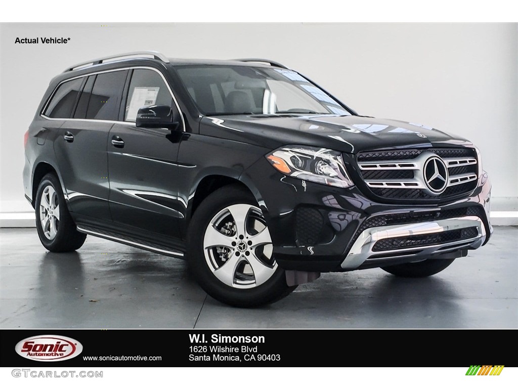 2018 GLS 450 4Matic - Black / Espresso Brown/Black photo #1