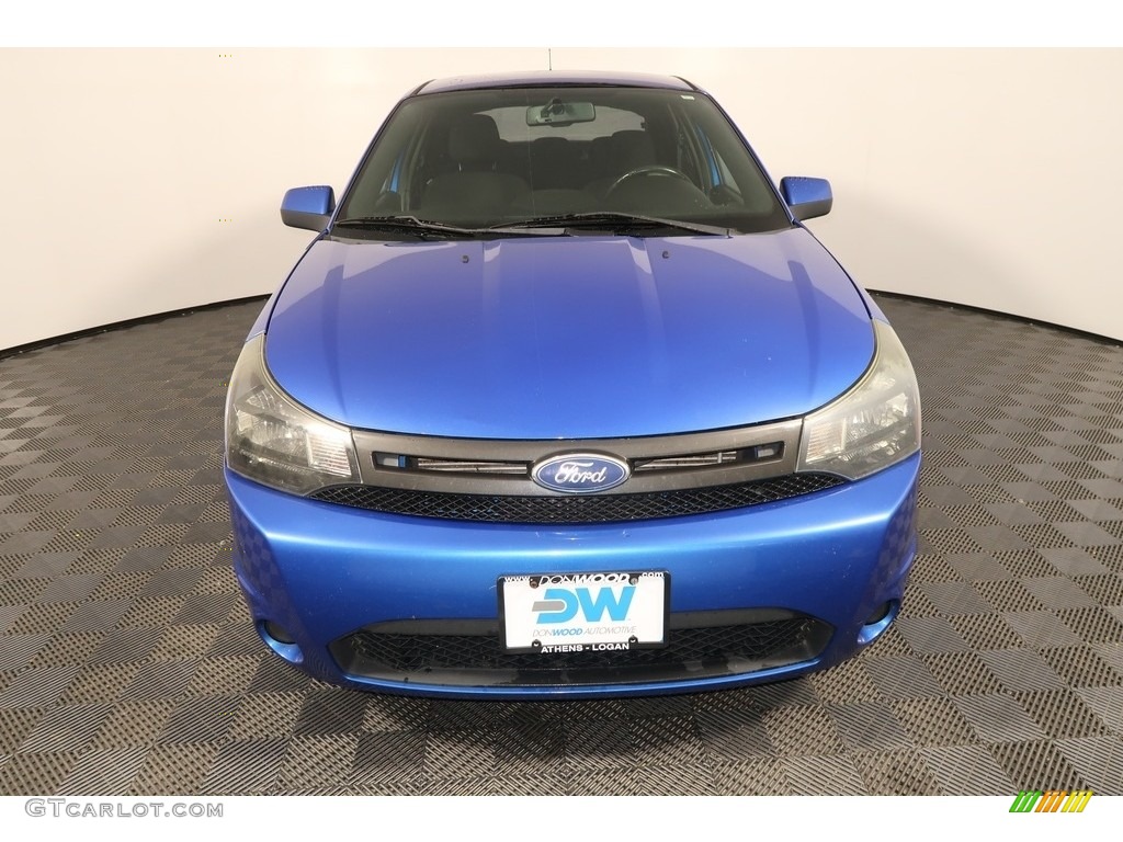 2011 Focus SES Sedan - Blue Flame Metallic / Charcoal Black photo #5