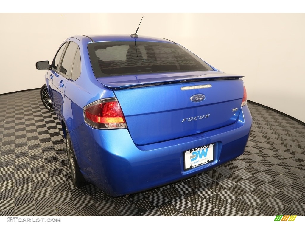 2011 Focus SES Sedan - Blue Flame Metallic / Charcoal Black photo #9