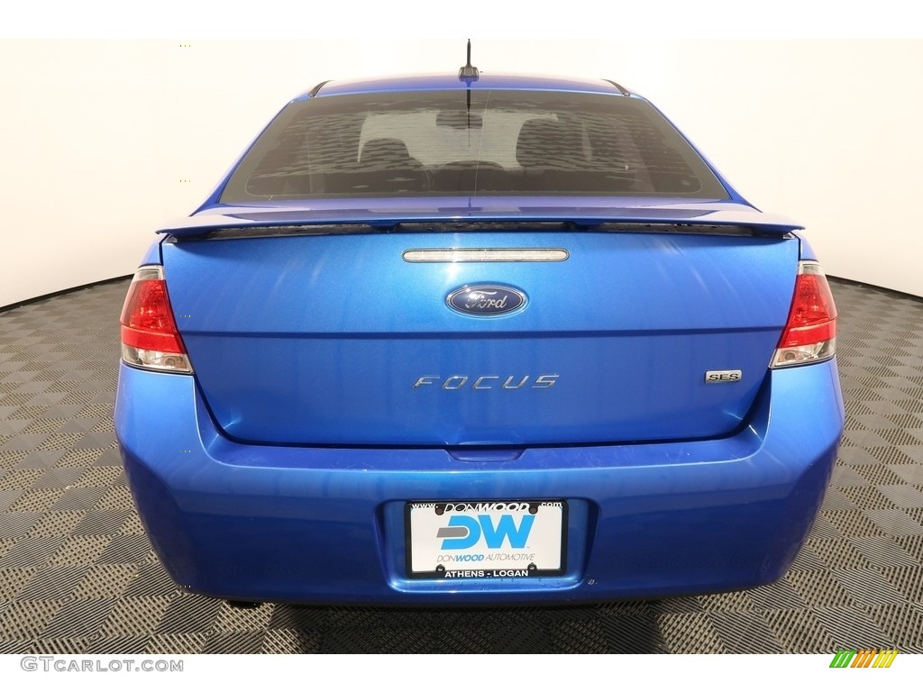 2011 Focus SES Sedan - Blue Flame Metallic / Charcoal Black photo #10
