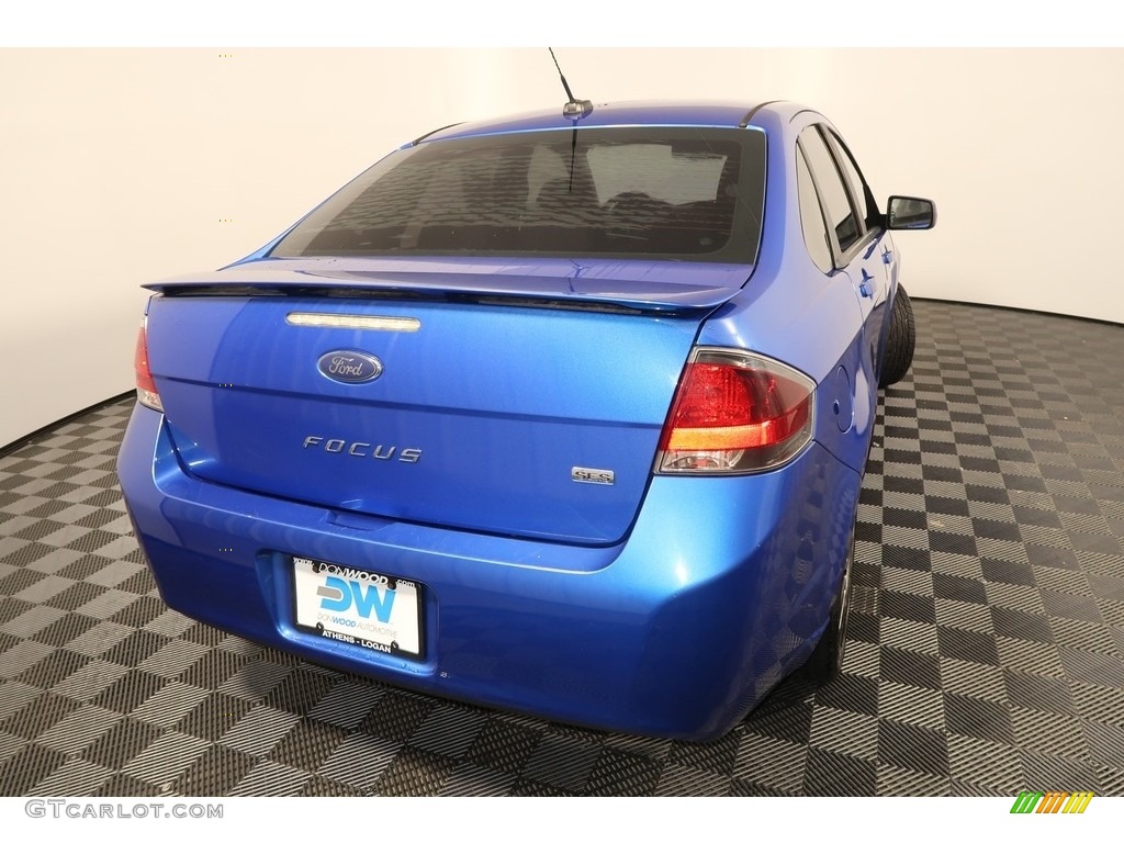 2011 Focus SES Sedan - Blue Flame Metallic / Charcoal Black photo #11