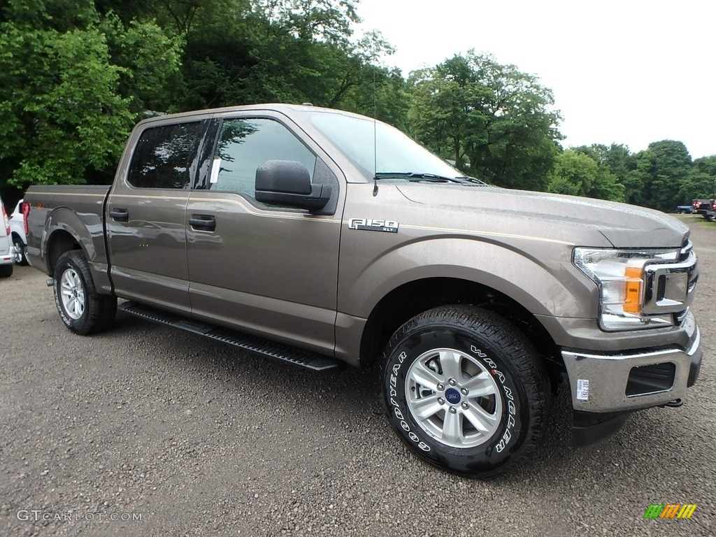 2018 F150 XLT SuperCrew 4x4 - Stone Gray / Earth Gray photo #9