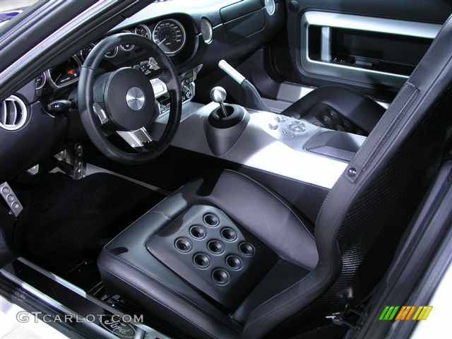 Ebony Black Interior 2006 Ford GT Standard GT Model Photo #127877