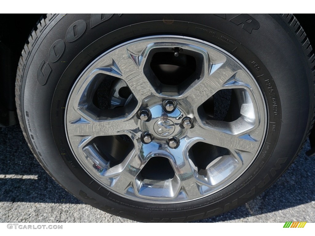 2018 1500 Laramie Crew Cab 4x4 - Brilliant Black Crystal Pearl / Canyon Brown/Light Frost Beige photo #14