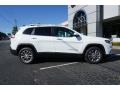 2019 Bright White Jeep Cherokee Latitude Plus  photo #8