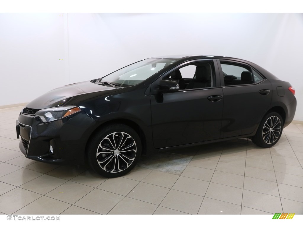 2016 Corolla S Plus - Black Sand Pearl / Black photo #3