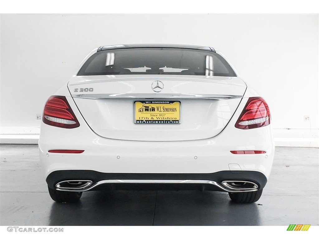 2018 E 300 Sedan - Polar White / Black photo #4