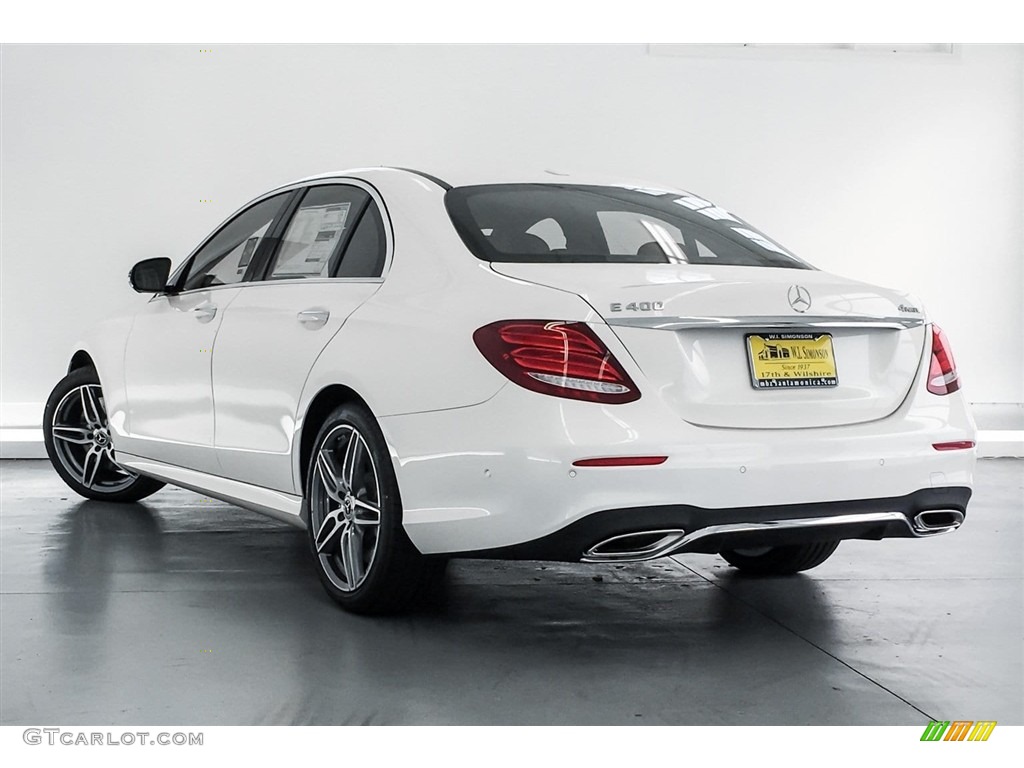 2018 E 400 4Matic Sedan - designo Diamond White Metallic / Nut Brown/Black photo #3
