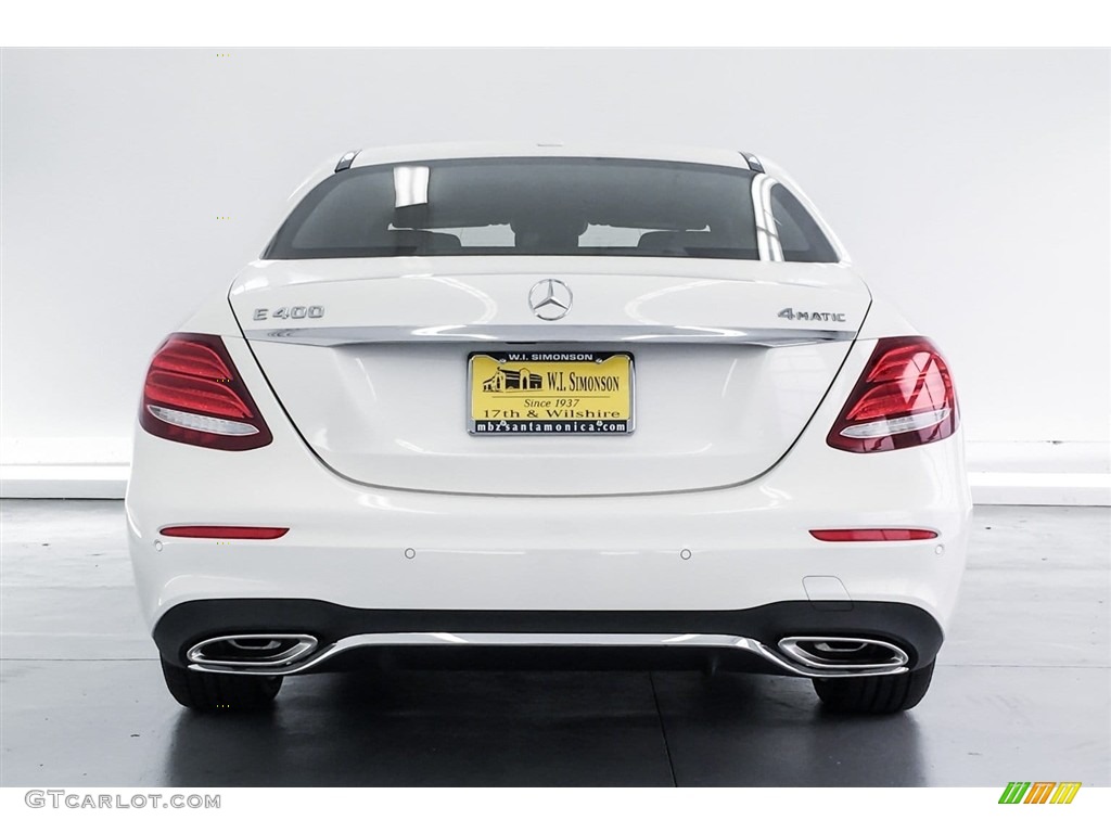 2018 E 400 4Matic Sedan - designo Diamond White Metallic / Nut Brown/Black photo #4