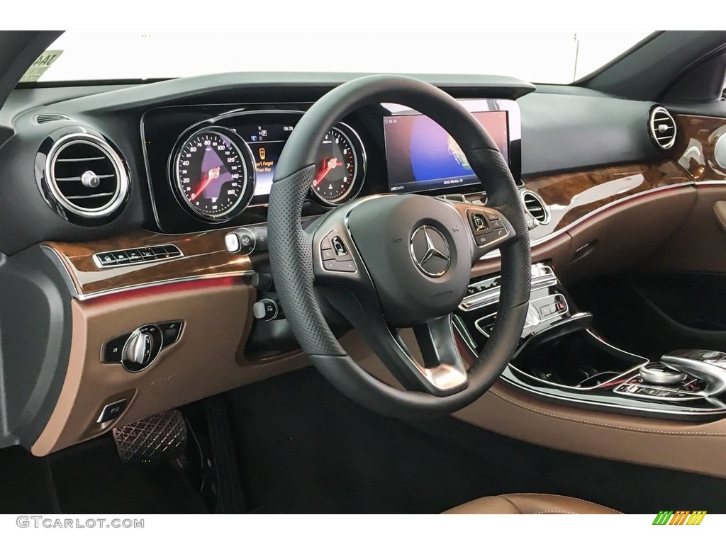 2018 E 400 4Matic Sedan - designo Diamond White Metallic / Nut Brown/Black photo #5