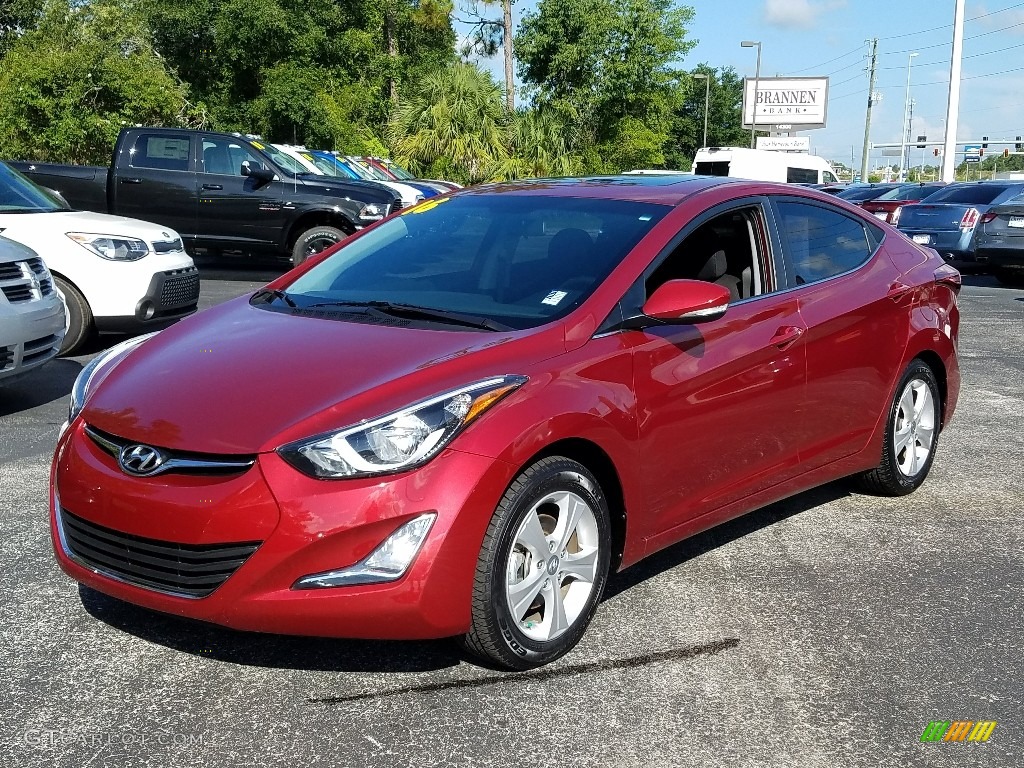 2016 Elantra Value Edition - Red / Black photo #1