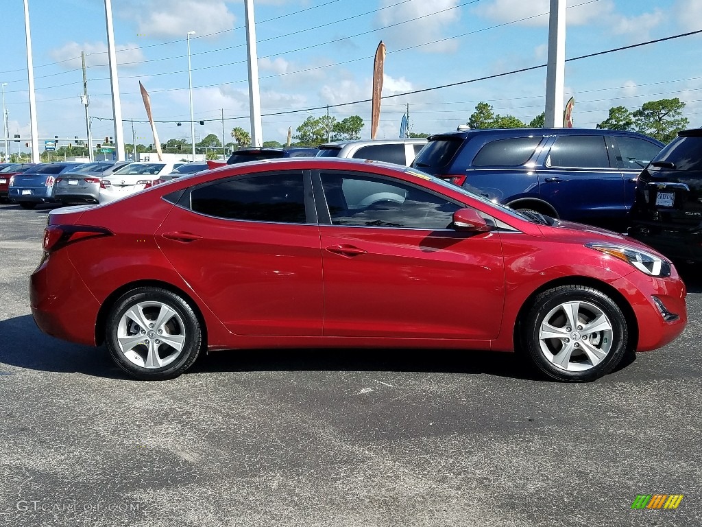 2016 Elantra Value Edition - Red / Black photo #6
