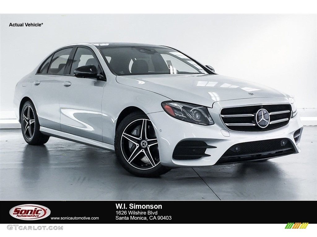 2018 E 300 Sedan - Iridium Silver Metallic / Black photo #1